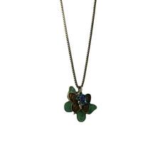 Oil Painting Vintage Necklace Bohemia Women Neck Chain Retro Butterfly Necklace  Daily Butterfly
