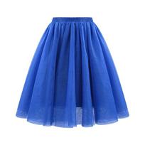 Tutu Skirt  Women Skirt Retro Party Tulle Ballet Rockabilly Petticoat Underskirt Dance Dress Cosplay Mesh Skirt S