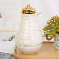 1L Water Dispenser Large Capacity Arabian Design Thermal Pot Elegant Middle Eastern Tea 2