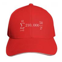 Bitcoin max supply in a math formula  for dark background Baseball Cap Golf Cap Anime Bobble Hat Designer Unisex Womens