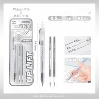 Planwith Friends Program, Control Series Pull Pen AS Nib Black 0.5 Gender-neutral Pen Student Brush Pen (as the picture,0.5mm)