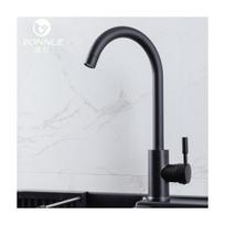 Best-Selling Single-Hole Kitchen Sink Faucet Durable Polished Stainless Steel Rugged Design with Cold Function Classic Style (as the picture,Stainless Steel)