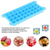 2pcs Easy Release Ice Cubes Tray 36 Grid Ice Cube Maker Practical Ice Mold  Bar mėlyna