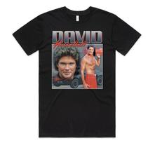 David Hasselhoff Tribute marškinėliai Juokingi 80-ųjų Knight Rider Kitt Vintažiniai Tėtis XXXXL