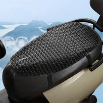 PE Motorcycle Seat Pad Heat Insulation Electric Bike Seat Pad Breathable Mesh Seat Cover  Riding juoda