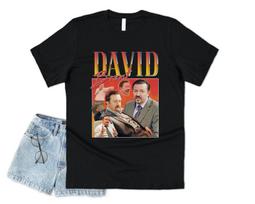 David Brent Homage T-shirt Tee Funny The Office Legend Icon 90s Retro Gervais S black