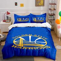Golden State Warriors logo. Bedding sets Duvet cover sets Duvet covers Pillowcases(1*Duvet Cover 2*Pillowcases without duvet insert) 135x200cm