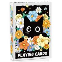 Black Cat Playing Cards | 1 Deck/2 Decks/4 Decks High-quality Playing Cards for Adult Games, Gifts for Card Games, Family Game