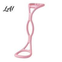 Back Strengthening Band Figure 8 Fitness Resistance with Handle Anti-slip Men Women rožinė
