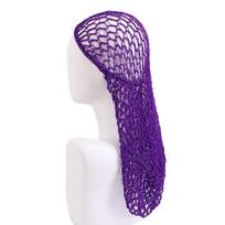 Wig Cap Long Crochet Hair Snood Night Cap Hair Care Sleeping Hat Mesh Hair Net  Ladies violetinė