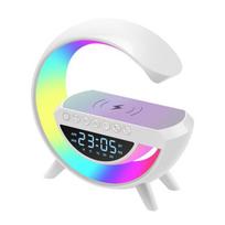 3 in 1 RGB lempa su bevielio pakrovimo stotele ir bluetooth funkcija