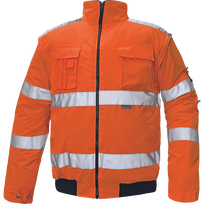Darbinis švarkas vyrams Cerva Clovelly, oranžinė sp., 5XL dydis