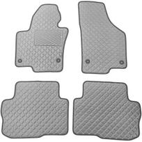 Eko odos kilimėliai QuiltyMats SKODA SUPERB 2008-2015m. (Pilka / pilkos siūlės)