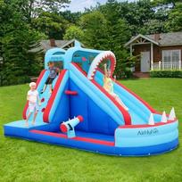 Pripučiama batutų pilis AirMyFun Shark 83046