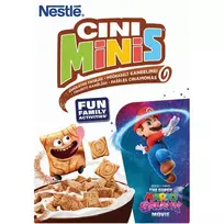 Kviečių kvadratėliai su cinamonu NESTLE CINI MINIS, 375 g