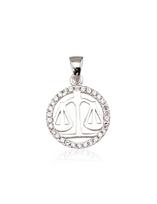 Sidabrinis Zodiakas Svarstyklės A2300389PRhGrCZ