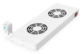 Digitus Oro kondicionierius 483mm 2 ventiliatoriai Grey (DN-19 FAN-2-HO) | DN-19 FAN-2-HO | 4016032174240