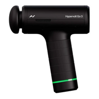 Hyperice Hypervolt Go 3 masažinis pistoletas, juodas