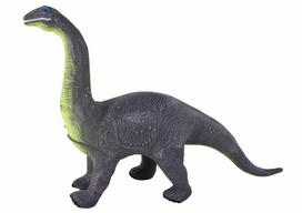 Žaidimų zona | PC | Konsolės | Priedai // Žaislai ir žaidimai vaikams // Duża Figurka Dinozaur Brachiozaur Dźwięk 33 cm Szary