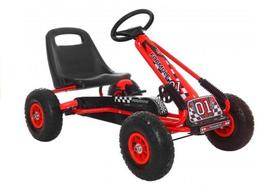 Žaidimų zona | PC | Konsolės | Priedai // Žaislai ir žaidimai vaikams // Gokart Czerwony A-15 Pompowane Koła