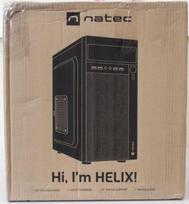 SALE OUT. | Natec | PC Case | Helix Matx | Black | Mini Tower | DAMAGED PACKAGING NPC-2038SO | 2000001330005