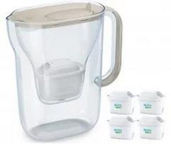 BRITA Style Essential vandens filtravimo ąsotis, 4 MAXTRA PRO Pure Performance filtrai, LED indikatorius, 2.4l, smėlio