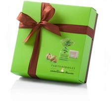 Šokoladinių triufelių dėžutė TARTUFI PISTACCHIO COLORE 125 g