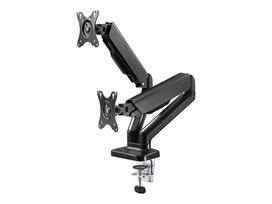 Goobay Desk Mount | Double Monitor Mount with Gas Spring | Swivel, Tilt, Rotation | 17-32 " | Maximum weight (capacity) 9 kg | B