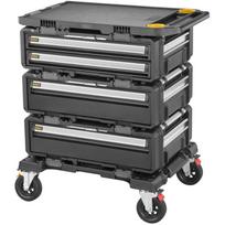 Dewalt DXL Saugojimo Dėžė Bokštas DWST60510-1, 3 Dėžės, 200kg Apkrovos Talpa, 65kg Svoris, Pilka/Balta