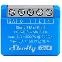 Shelly 1 Mini Gen4 Smart jungiklis 3800238070793, 16mm, 34mm, 29mm, 19g, 110-240V, 50-60Hz, 2 vnt.