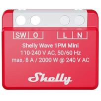 Shelly Wave 1PM Mini LR išmanusis Z-Wave relė 3800238071936, 16mm, 35mm, 29mm, 18g, 25dBmW, 868.4MHz, 110-240V, 50/60Hz, 2000W, 8A