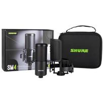 Shure SM4-K-KIT, kondensatorinis mikrofonas, 140 dB, 150 Ω, 20-20000 Hz, kardioidinis, XLR-3, komplekte mikrofonas