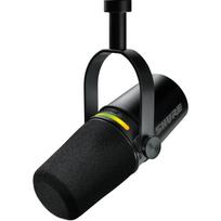 Shure MV7+-K, paskaitos/vokalinė mikrofonas, 1xXLR, USB-C, 50-16000Hz, 1.78mV/Pa, 573.5g, metalinis korpusas