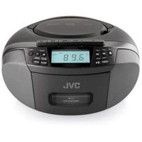 Jvc Radijo grotuvas JVCRCE444B, 239mm, 260mm, 129mm, 2x2W, 30 išankstinių stočių, CD grotuvas, kasetinis grotuvas