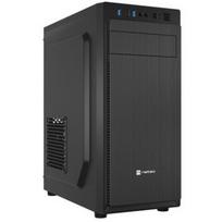 Natec Aracanta Midi Tower NPC-2326, 363mm, 198mm, 424mm, 2.65kg, plastikas, metalas, 2xUSB 3.2, 1xUSB 2.0, 3x2.5" įlankos