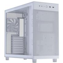 Asus PRIME AP303 TG White Midi Tower 90DC00V3-B39010, 485mm, 215mm, 425mm, 7.8kg, metalas, Midi Tower, 2x2.5" bays, 1x3.5" bay