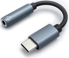 Qoltec Adapter USB C Jack 3.5mm 10cm
