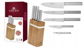 GERLACH AMBIENTE OAK peilių rinkinys ąžuoliniame stove
