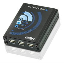 Gamepad Emuliatorius skirtas PS3 / PS4 / XBOX 360 / XBOX One, USB emuliatorius ATEN PHANTOM-S juodas / UC3410