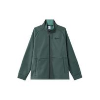 Nike Therma-FIT Logo Full-Zip Stand Collar Long Sleeve Jacket Men Outerwear Green DM5941-309 M gray