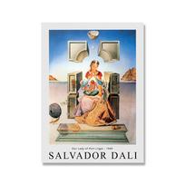 Surrealism Impressionism Salvador Dali Wall Art Canvas Poster Print Abstract Retro Painting Picture Mural Living Room Home Decor 21x30cm No Framed