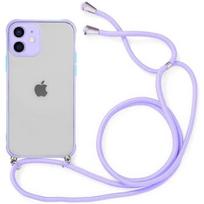 Phone Case - for iPhone - 12 Mini - Frosted - Lightweight - Semi-Transparent violetinė