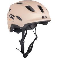 Children’s Bike Helmet w/ LED Light ISL Lumitto - Peach Beige