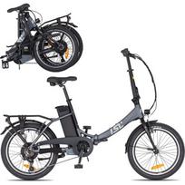 Sulankstomas elektrinis dviratis inSPORTline ISL Felior 468 Wh 20” – 2026 - Titaninė pilka
