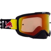 Motocross Goggles Red Bull Spect Evan, Matte Black, Red Mirrored Lens
