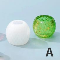 NEW DIY Succulents Flowerpot Silicone Mold Fish Making Plaster Resin Candle Jar Tank Craft Storage Box Casting Mold A