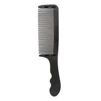 Curved Barber Clipper Comb Flat Top S Shape Professional Hairdressing Tool Haircut Comb Black juoda