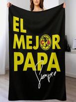 Club America - Geriausias Tėtis Mesti pledas Laisvi Šilti Vasariniai patalynės užvalkalai Sunkūs miegui pledai 75X95CM pilka spalva