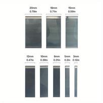 8pcs Knife Mold Style One-word Beheading Knife Mold Material Handmade Leather Punching Knife Sharp Belt Punching Leather Install Light Grey gray