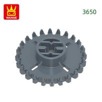 90Pcs/lot 3650 Crown Gear Constructing Blocks Moc Technical Accessories Compatible featuring Brick Playthings Children Gift Box about90pcs
